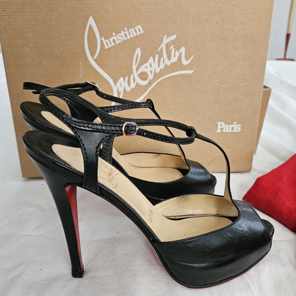 Christian Louboutin Black Stiletto Heels